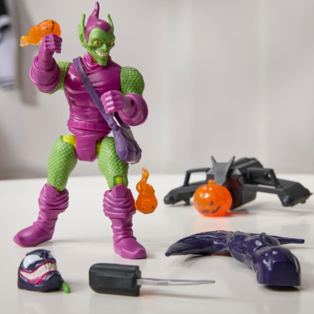 Marvel Mix Mashers: Spider-Man Grüner Goblin Figur mit Zubehör - Hasbro Bild 4