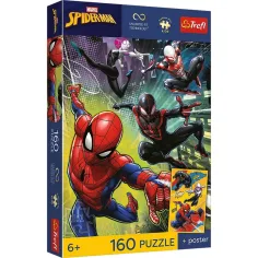 Marvel Spider-Man 160-teiliges UFT Puzzle mit Poster - Trefl