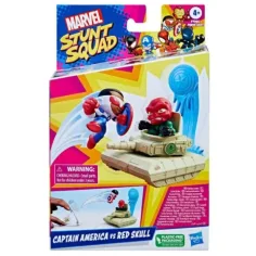 Marvel Stunt Squad: Captain America vs. Red Skull Abschussspiel-Set - Hasbro
