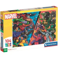 Marvel: Super Farb Puzzle 104 Teile - Clementoni