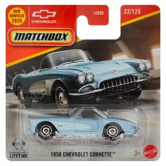 Matchbox: 1958 Chevrolet Corvette Spielzeugauto 1/64 - Mattel