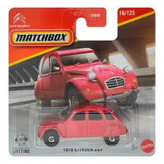 Matchbox: 1970 Citroën 2CV rotes Spielzeugauto 1/64 - Mattel