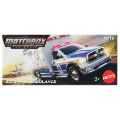 Matchbox A Film: 2019 RAM Ambulanz Pappschachtel Spielzeugauto 1/64 – Mattel