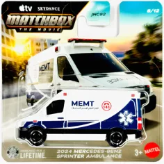 Matchbox A Film: 2024 Mercedes-Benz Sprinter Krankenwagen Spielzeugauto 1/64 - Mattel