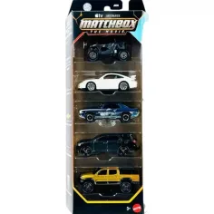 Matchbox Der Film: Bösewicht-Verfolgung 5er Set - Mattel