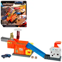 Matchbox Der Film: Smalley Schrottplatz Spielset – Mattel