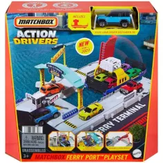 Matchbox: Fährenanleger Spielset mit Auto - Mattel