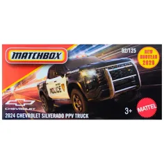 Matchbox: Pappschachtel 2024 Chevrolet Silverado PPV Truck Spielzeugauto 1/64 - Mattel