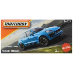 Matchbox: Porsche Macan S Spielzeugauto im Pappkarton 1/64 - Mattel