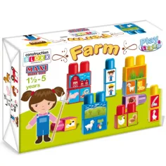 Maxi Bloks Farm Bau-Spielzeug