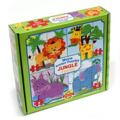 Mein erstes Puzzle: Dschungeltiere 4 in 1 Baby-Puzzle