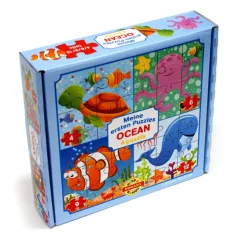 Mein erstes Puzzle: Ozean 4 in 1 Baby Puzzle
