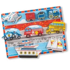 Melissa&Doug: Fahrzeugpuzzle - Spin Master