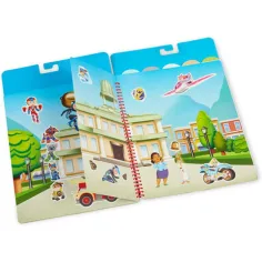 Melissa & Doug: Paw Patrol Abenteuer-Bucht wiederverwendbares Stickerbuch Bild 2