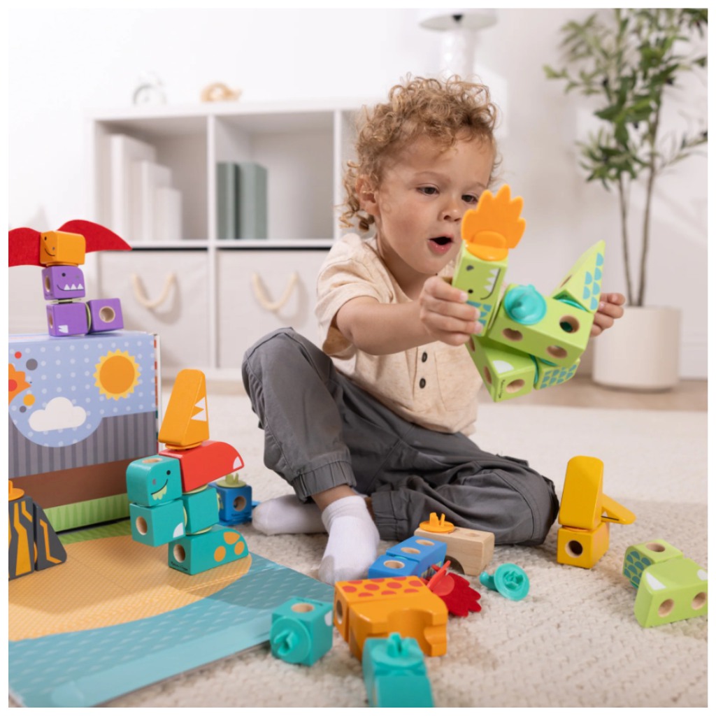 Melissa & Dough Blockables Dinosaurier Baukasten 69-teilig Bild 4