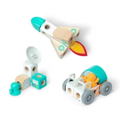 Melissa&Doug: Blockables - Spielset aus Holz im Weltraum - Spin master Bild 2