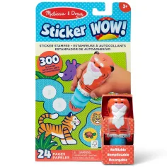 Melissa&Doug: Sticker WOW! Aufkleber-Stempel – Tiger – Spin Master