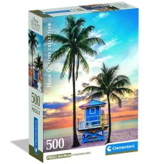 Miami Beach, Florida HQC 500 Teile Puzzle - Clementoni