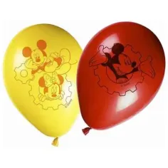 Mickey Maus Party Bunte Luftballons 8er Set