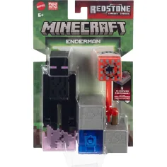 Minecraft: Enderman Charakter Spielzeugfigur mit Zubehör - Mattel Bild 1