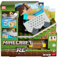 Minecraft RC Fernbedienung Bergbauwagen mit Steve Figur – Mattel Bild 1