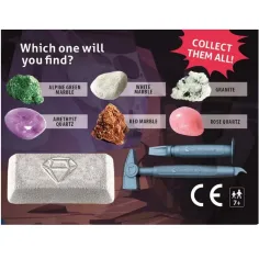 Mini Archäologie-Set - Mineralien und Edelsteine - Clementoni Bild 2