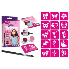 Mädchen Mini Glitzer Tattoo Set Bild 2