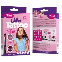 Mädchen Mini Glitzer Tattoo Set Bild 1