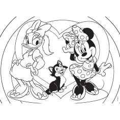 Minnie Maus 2-in-1 Puzzle und Malset mit 108 Teilen, 70x50 cm – Lisciani Bild 2