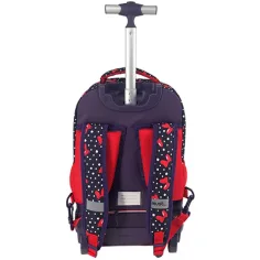 Must... Minnie Maus Schulranzen mit Rollen, drei Fächern, Rucksack Bild 2