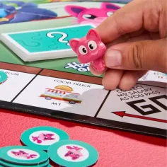 Monopoly Junior mit Tierfiguren Brettspiel - Hasbro Bild 2