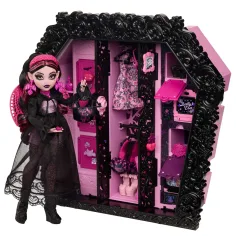 Monster High Gruselige Mode Kleiderschrank mit Draculaura Puppe - Mattel Bild 2