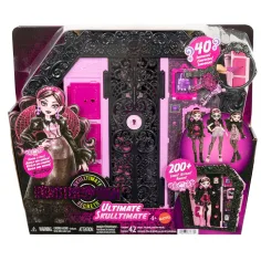 Monster High Gruselige Mode Ankleidezimmer mit Draculaura Puppe - Mattel