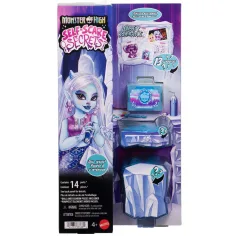 Monster High Monsterpflege Abbey Bominable Puppe mit Zubehör - Mattel