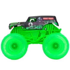 Monster Jam: Leuchtender Grave Digger Monstertruck – 1/43 - Spin Master Bild 3
