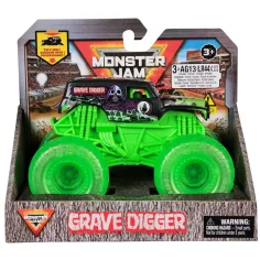 Monster Jam: Leuchtender Grave Digger Monstertruck – 1/43 - Spin Master