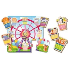 Montessori Baby Holzpuzzle - Vergnügungspark Bild 2