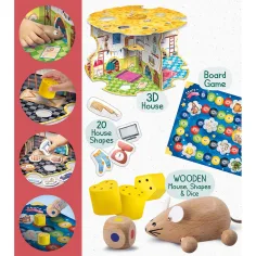 Montessori: The Mouse House - Egérlak Gesellschaftsspiel - Lisciani Bild 3