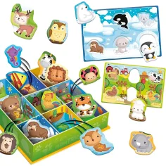 Montessori: Fröhliche Tiere Spielesammlung, 67-teiliges Set - Lisciani Bild 2