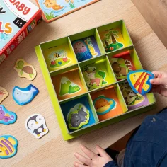 Montessori: Fröhliche Tiere Spielesammlung, 67-teiliges Set - Lisciani Bild 3