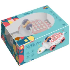 Musik- und leuchtendes Babytelefon mit Schildkrötenmotiv in zwei Varianten, 20 cm Bild 5