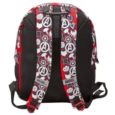 Must: Avengers schwarz-rot Schultasche, Rucksack 32x18x43cm Bild 2