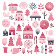Nachfüllpackung für Adventskalender mit Mädchenspielen