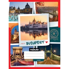 Nebulo: Gepunktetes liniertes Budapest-Muster Heft 81-32 A/4 Bild 1