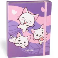 Nebulo: Heftbox im A5-Format, Katze