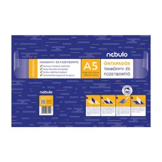 Nebulo: Heftumschlag A/5 10er Pack selbstklebend glatt