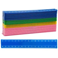 Nebulo: Kunststoff Lineal in mehreren Farben 16cm
