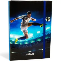 Nebulo: Notizbuchbox in A/4-Größe Bombenfußball