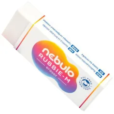 Nebulo: Rubbie-M Radierer in Papierhülle 1Stück