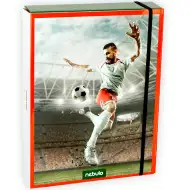 Nebulo: Wellpappe-Heftbox A5 Größe Oxi Fußball